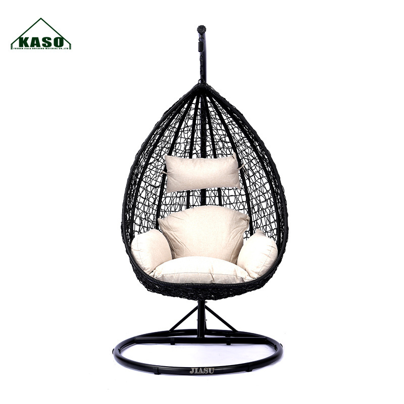 Garden Chair Adults Patio Egg Chair Hammock Gazebo Swings Cushion Bed Outdoor Hanging Swing