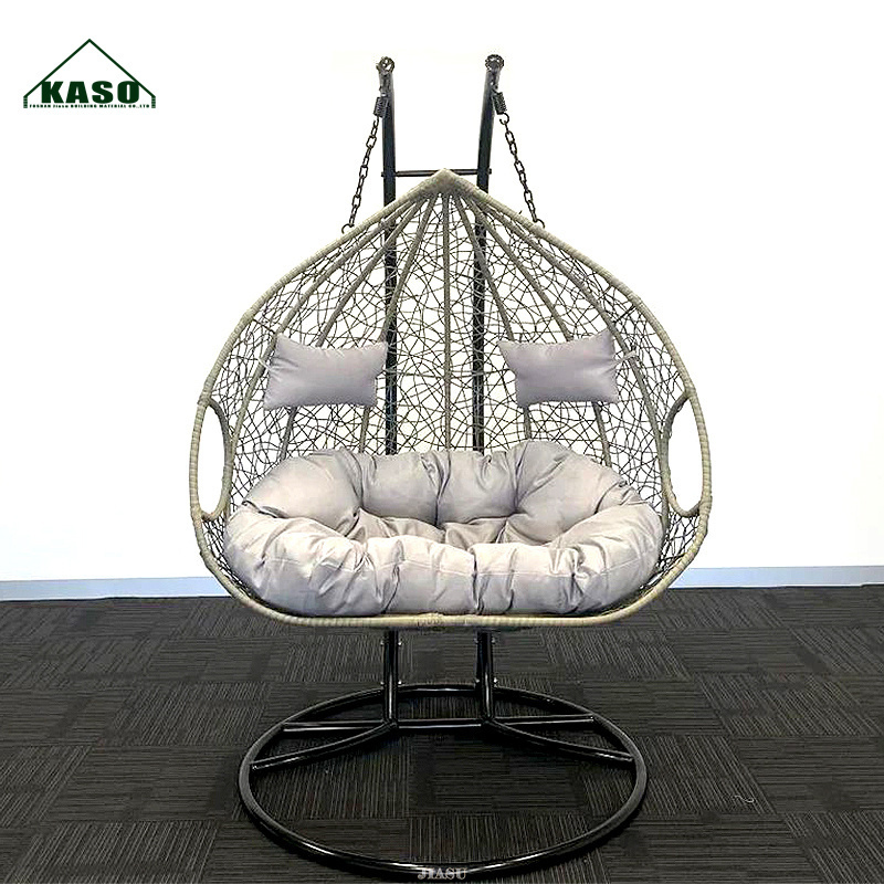 Top Fashion Egg Hanging Swinging Folding Ex Factory Price Furniture Garden Modern Foldable Cradle Outdoor Chair Swing