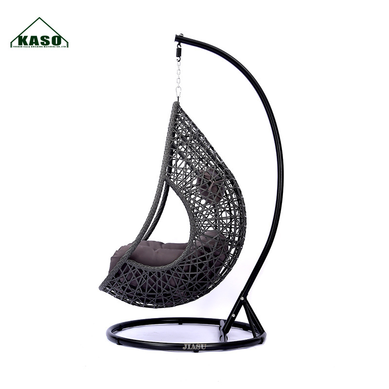 Top Fashion Egg Hanging Swinging Folding Ex Factory Price Furniture Garden Modern Foldable Cradle Outdoor Chair Swing