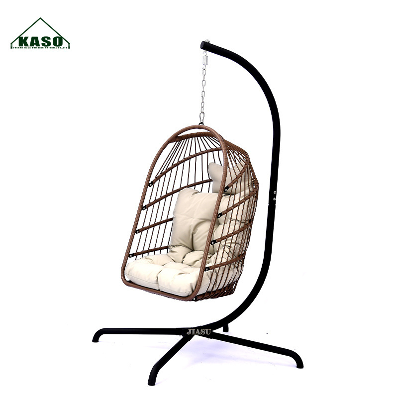 Patio Outdoor Indoor Hammock Double Mosquito Net Garden Furniture Egg Swing Chair With Stand