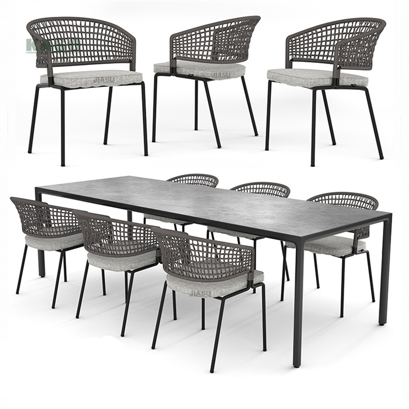 Long Outdoor Table Portable Chair Patio Aluminum Lounge Sets Small Bistro Aluminium Gardening Kids Solid Wood Dining Garden Set