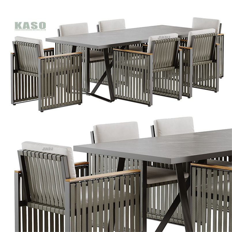 Long Outdoor Table Portable Chair Patio Aluminum Lounge Sets Small Bistro Aluminium Gardening Kids Solid Wood Dining Garden Set