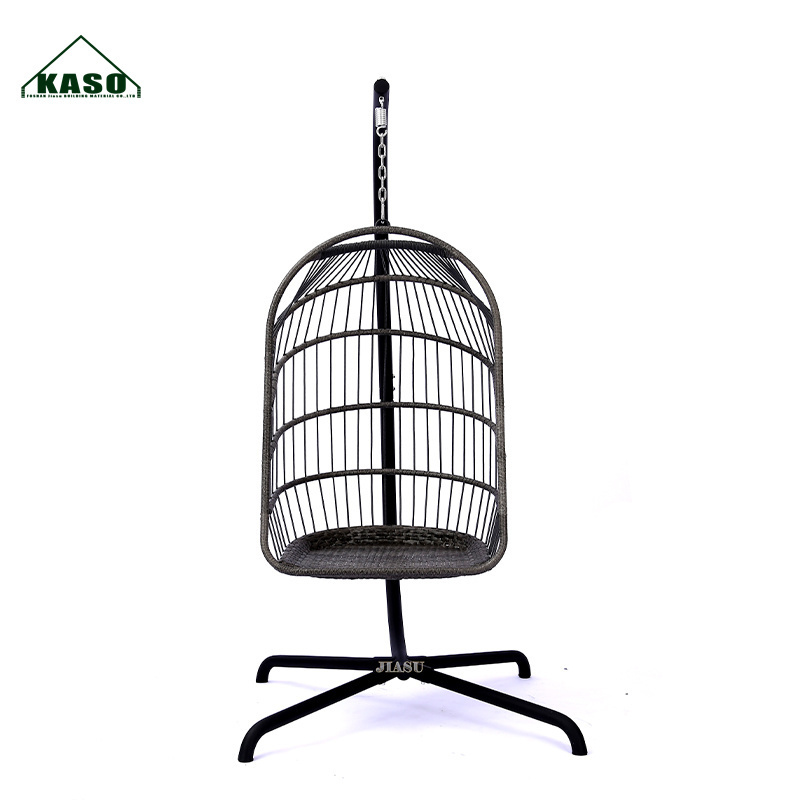 In Stock Egg Garden Hanging Wicker Outdoor Leisure Hammock Furniture Single Poly Vietnam Rattan Patio Swing Chair