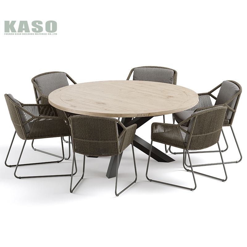 Outdoor Club Round Dining Tables Marble Dining Table Garden Furniture Outdoor Dining Table