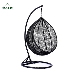 Popular Design Rocking Rattan Outdoor Leisure Hammock Garden Set Manufacturer For Patio Swing Chair