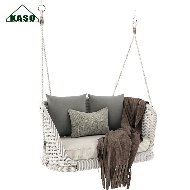 Popular Design Patio Canada Convertible Porch Canopy Outdoor New Style Lounge Swing Set On Sale Hotel Wicker Sun Bed