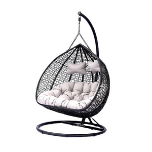 Cheap Hammock Garden Double Patio Hanging Chairs Living Room Sofas Ceiling Seats Rattan Egg Shape Swing Chair