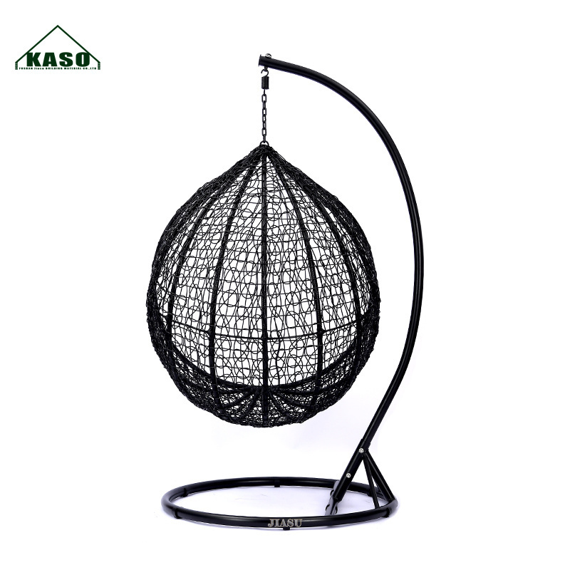 Popular Design Rocking Rattan Outdoor Leisure Hammock Garden Set Manufacturer For Patio Swing Chair