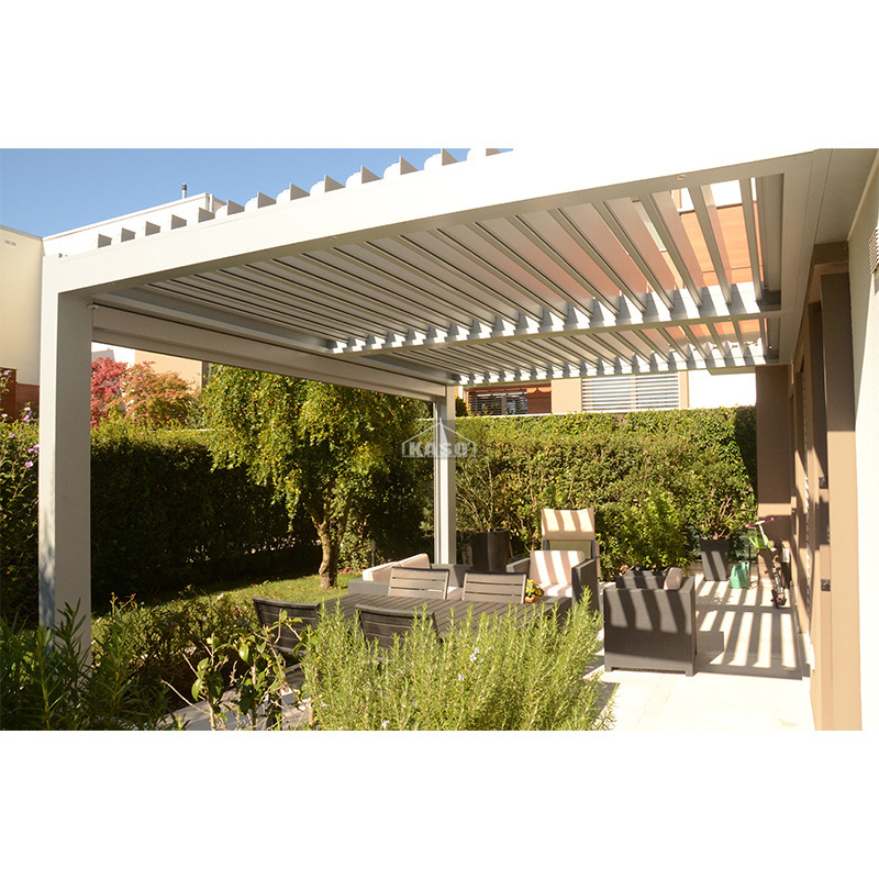 Aluminium Fence Gozebo Gazebo Canopy Garden Pergola Sun Shading Louver For Roof