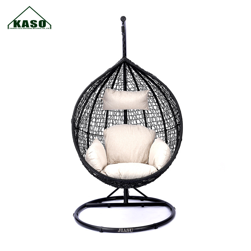 Modern Metal Patio Rattan Outdoor Furniture Swings Seats Rocking Garden Lounge Wholesale Swing Hanging Egg Chair