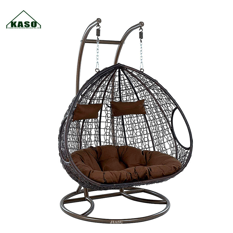 Cheap Hammock Garden Double Patio Hanging Chairs Living Room Sofas Ceiling Seats Rattan Egg Shape Swing Chair