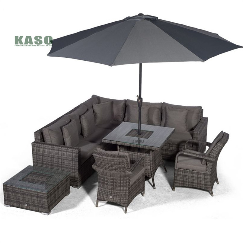 Patio Furniture Storage Outdoor Rattan Bench Storage Resin Deck Box Garden Storage