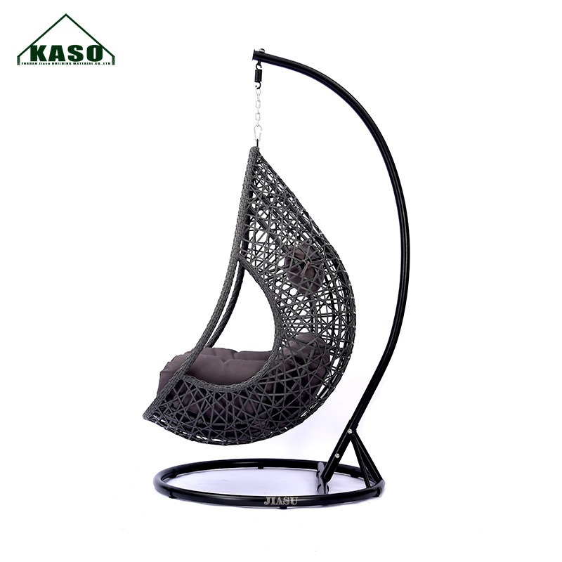 Modern Metal Patio Rattan Outdoor Furniture Swings Seats Rocking Garden Lounge Wholesale Swing Hanging Egg Chair