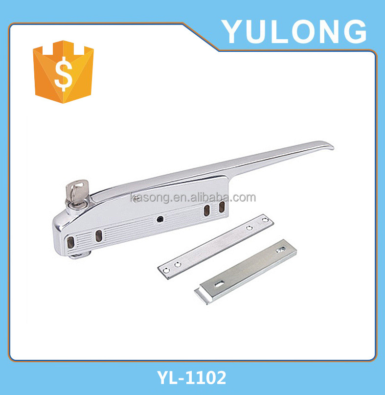 Straight handle magnetic door lock,Zinc alloy side install switch lock.YL-1102