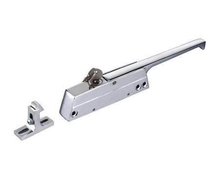 Edgemount Mechanical Latch (with lock),metal gate latch,The short handle YL-1240