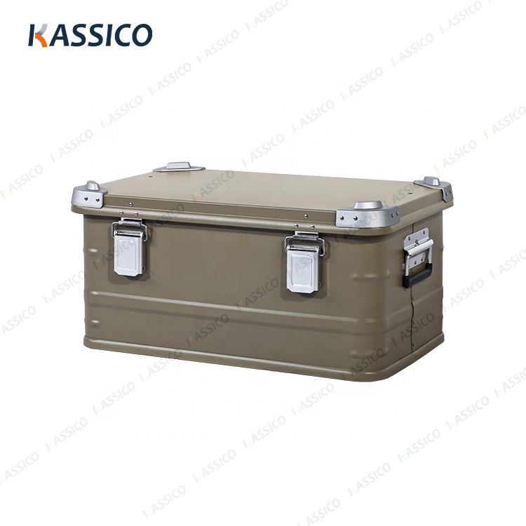 Customized Aluminum Camping Storage Boxes and Metal Outdoor Transport Cases