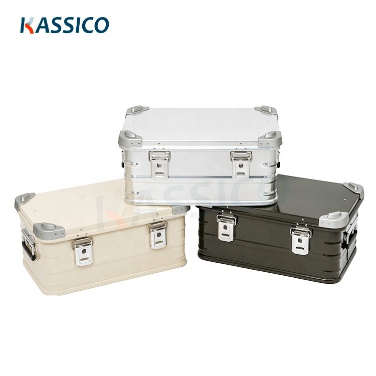 Customized Aluminum Camping Storage Boxes and Metal Outdoor Transport Cases