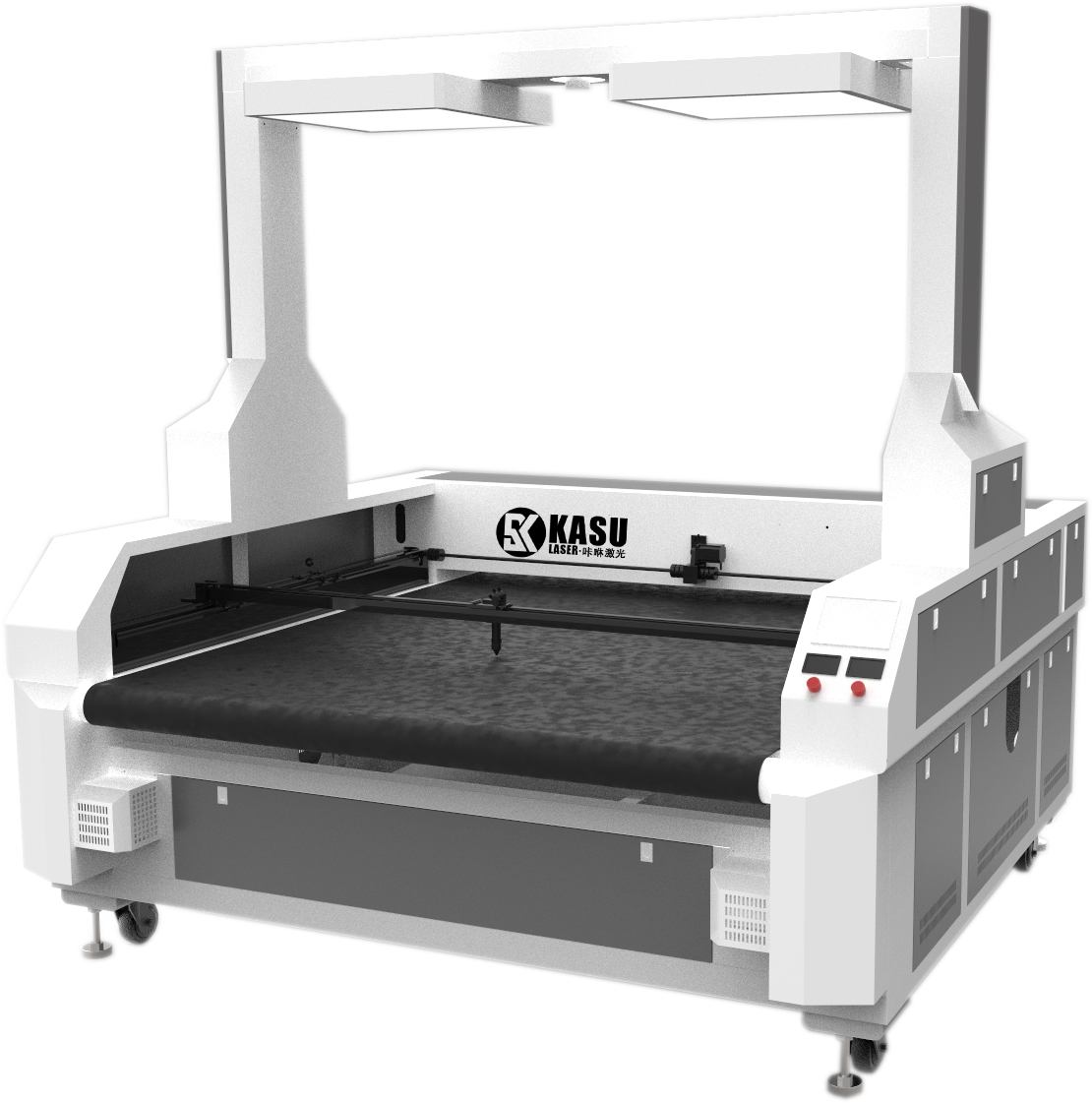 high speed CO2 CNC laser cutting machine for digital print textile