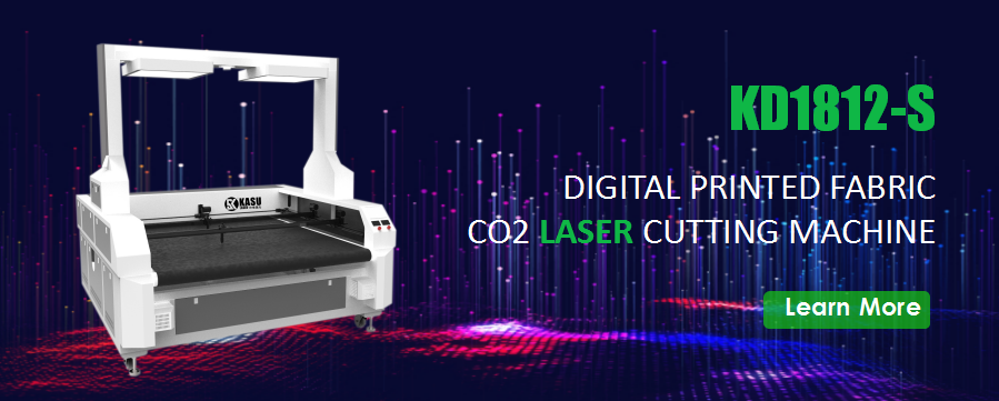 high speed CO2 CNC laser cutting machine for digital print textile