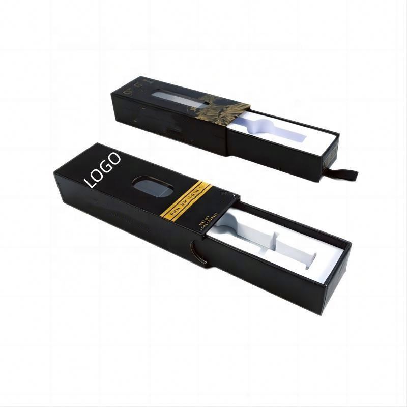 Custom size drawer packaging Box 1/2 Gram Packaging Boxes Cardboard Logo Printed Empty 1ml Cartridges Box