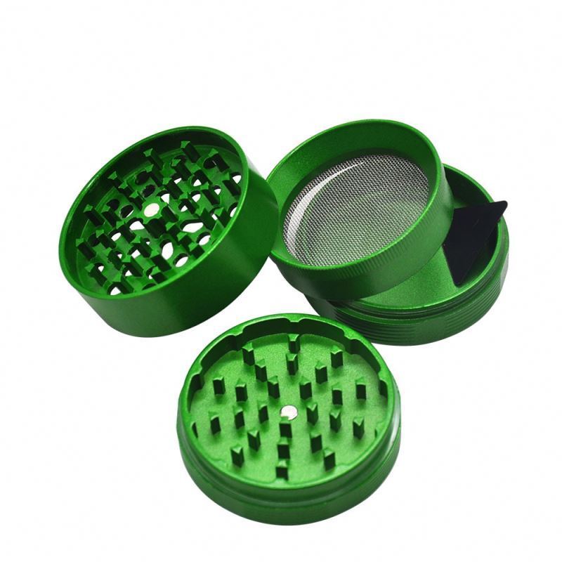 High Quality Ceramic Dry Herb Grinder 2 Inch Ceramic Coating Aluminum Herb Crusher Smoking Accessories