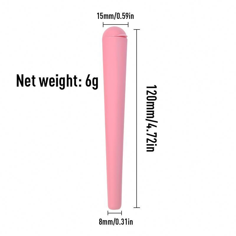 Custom 120mm White Pink Color Plastic Tube Airtight Cigar Storage PP Container Portable One Piece Conical Smoking Roll Tubes