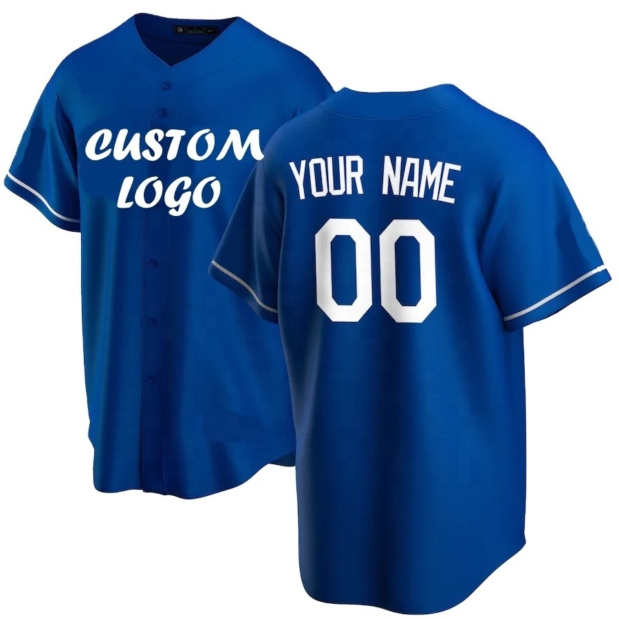 Customize embroidery baseball jersey style shirt wholesale baseball jersey