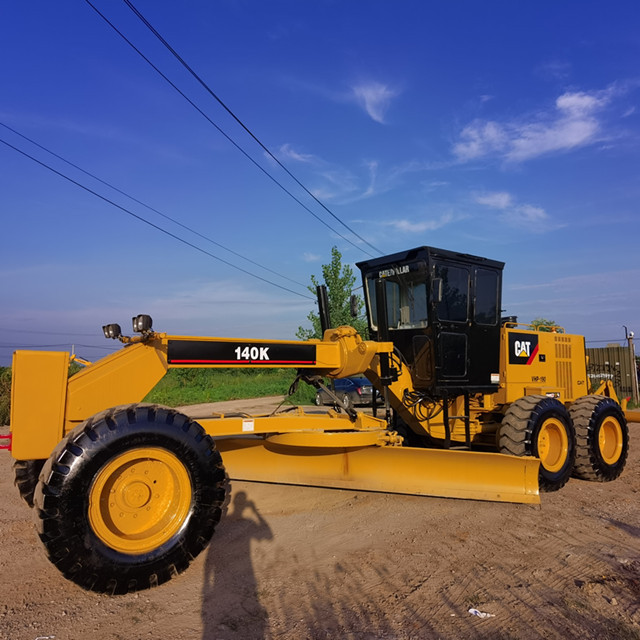 Hot Deals Superior Quality Secondhand Motor Grader CAT 140K Fully Hydraulic System Caterpillar 140K  Motor Grader Fast Shipping