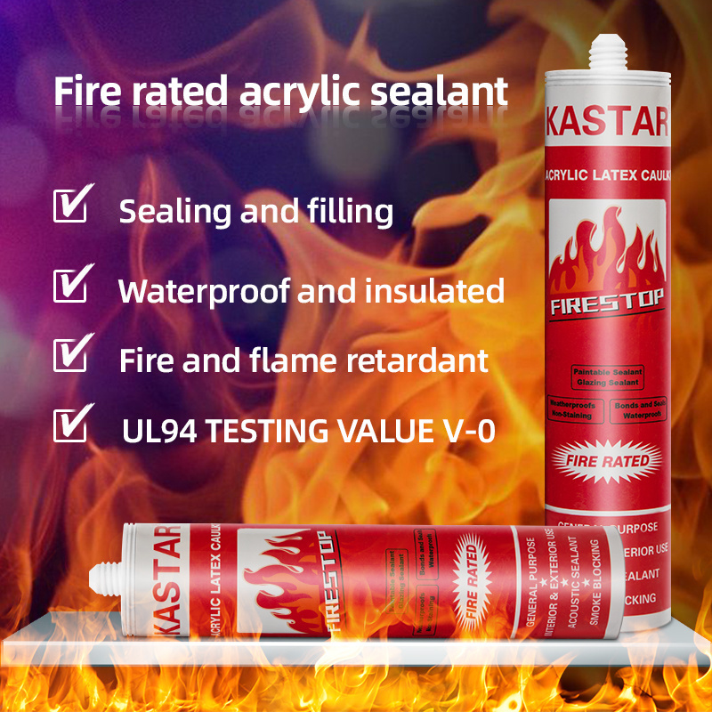 Firestop glue Caulking reinsisil gasket sealant weatherproof adhesive fireproof rtv silicone sealant