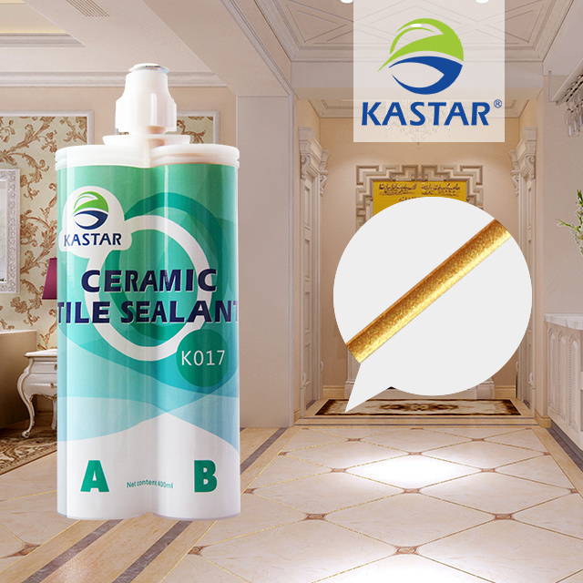 Eco-Friendly 400ml Waterproof Adhesives Sealant Glitter Tile Gap Filler Ceramic Gold Seam Sealer Epoxy Tile Grout