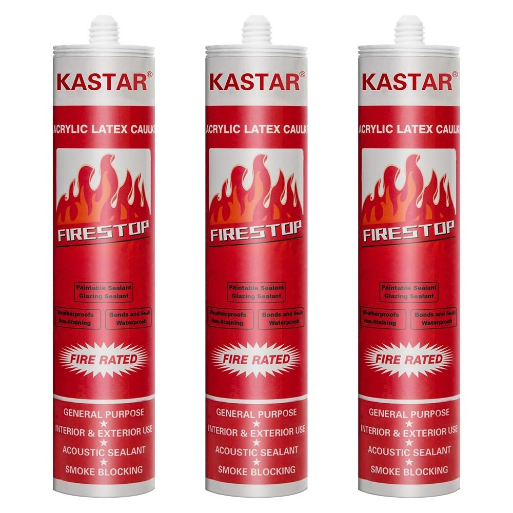 China OEM paintable fireproof fire rated acrylic flexible gap seal sealant firestop acrylic sealant