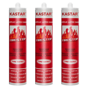 China OEM paintable fireproof fire rated acrylic flexible gap seal sealant firestop acrylic sealant