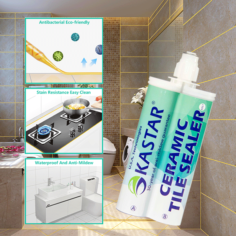 China Manufacturer Non Shrink Glitter Tile Gap Filler Waterproof Glue Ceramic Tile Joint Adhesive Resin Epoxy Grout Sealant