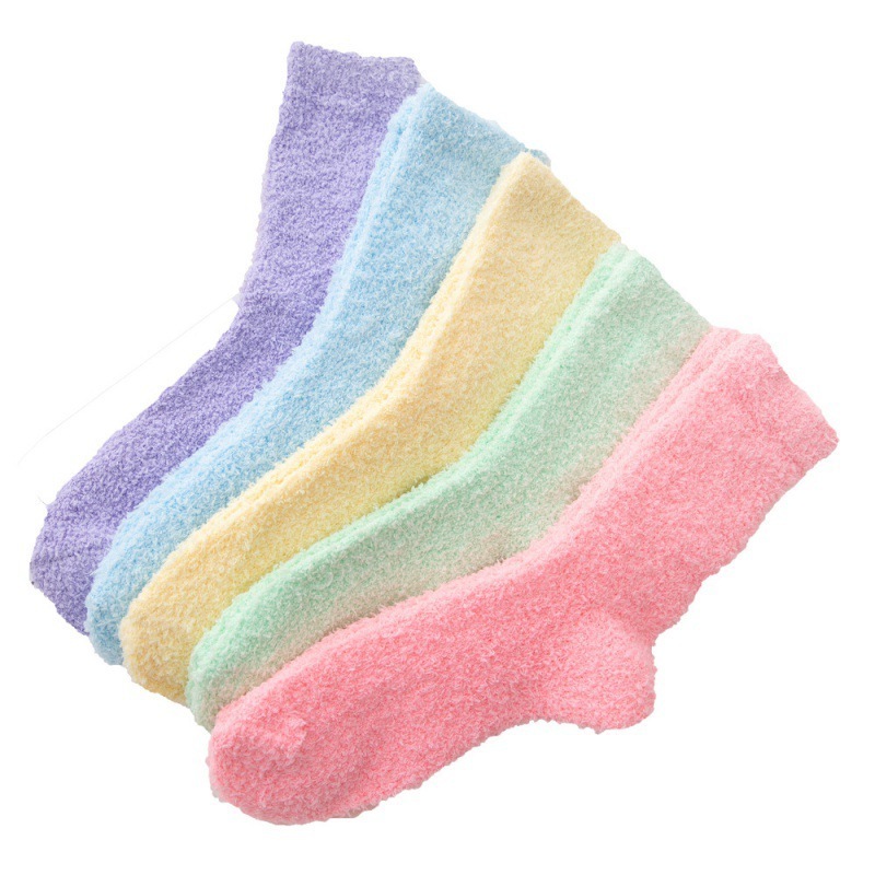 KTL-256 Reasonable Price Winter Sock Men Women Socks Slipper Fuzzy Fluffy Socks With Grippers