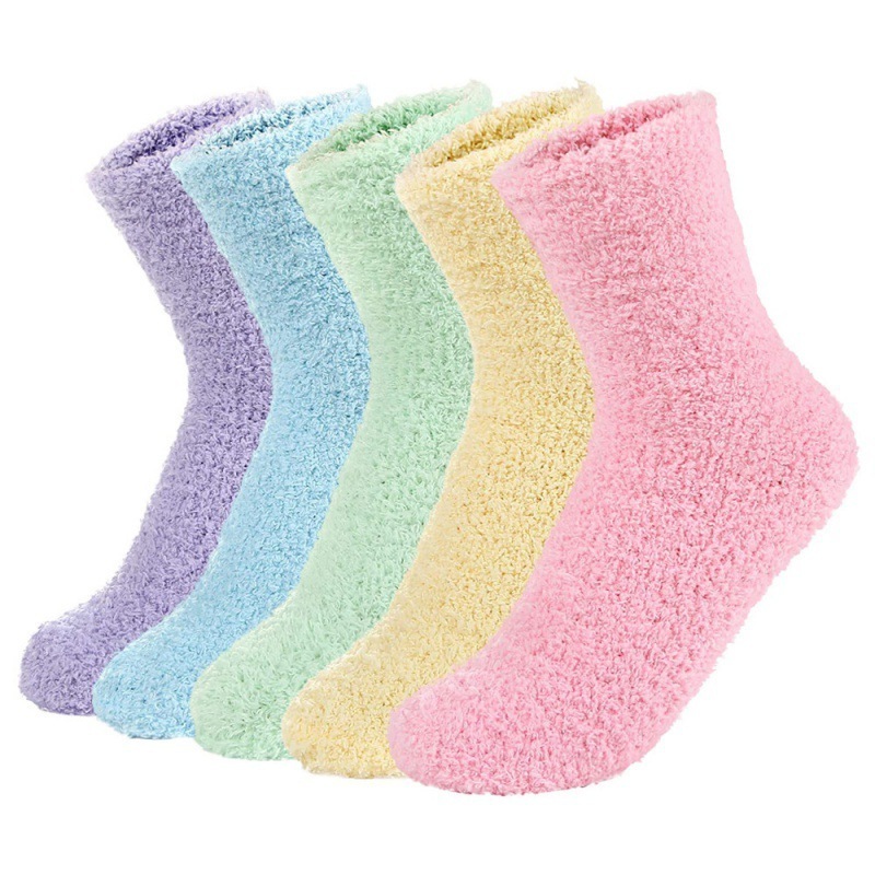 KTL-256 Reasonable Price Winter Sock Men Women Socks Slipper Fuzzy Fluffy Socks With Grippers