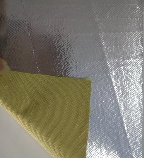 Para aramid woven and knitted fabrics / Aramid fabrics Flame retardant Anti Splash fabric / Aluminum coated aramid fabrics