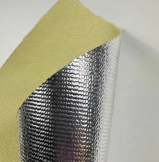 Para aramid woven and knitted fabrics / Aramid fabrics Flame retardant Anti Splash fabric / Aluminum coated aramid fabrics