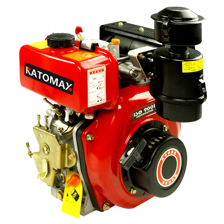 katomax new engine diesel  with double two air filters with good emission with keyway shaft ,thread shaft or spine engine shaft