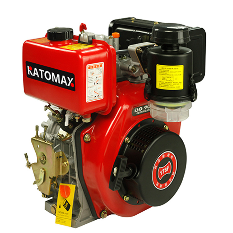 katomax single cylinder, model 186FAE 10 hp diesel engine for sale, 10hp air cooled diesel engine