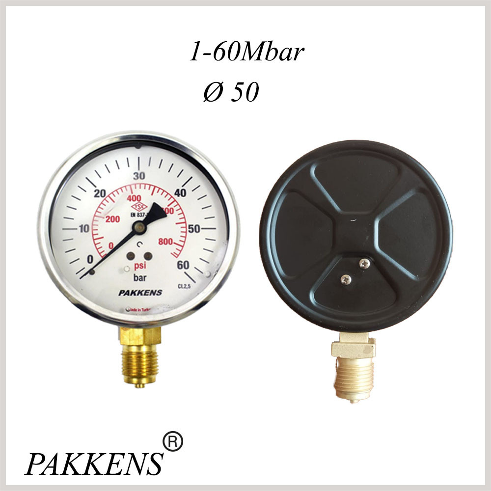 Monometers Digital 0 50 Pakkens Best Price Manufacturer High Quality Pressure Gauge Manometer for Indoor Gas Installations