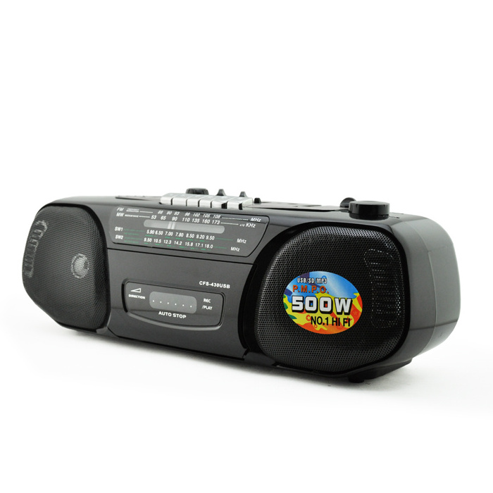 Portable Portatil Am Fm Mw Sw1-2 4 Band Pra Casetera Recorder Recorde P Jack Home Cassette Radio