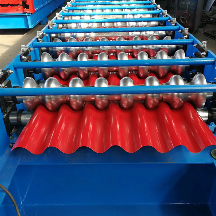 780roof tile pressing machine 780 horizontal wall panel machine corrugated tile former corrugated tile roll forming machine