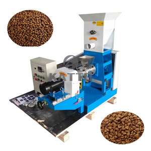 Industrial automatic fish feed pellet making machine pet food extruder price