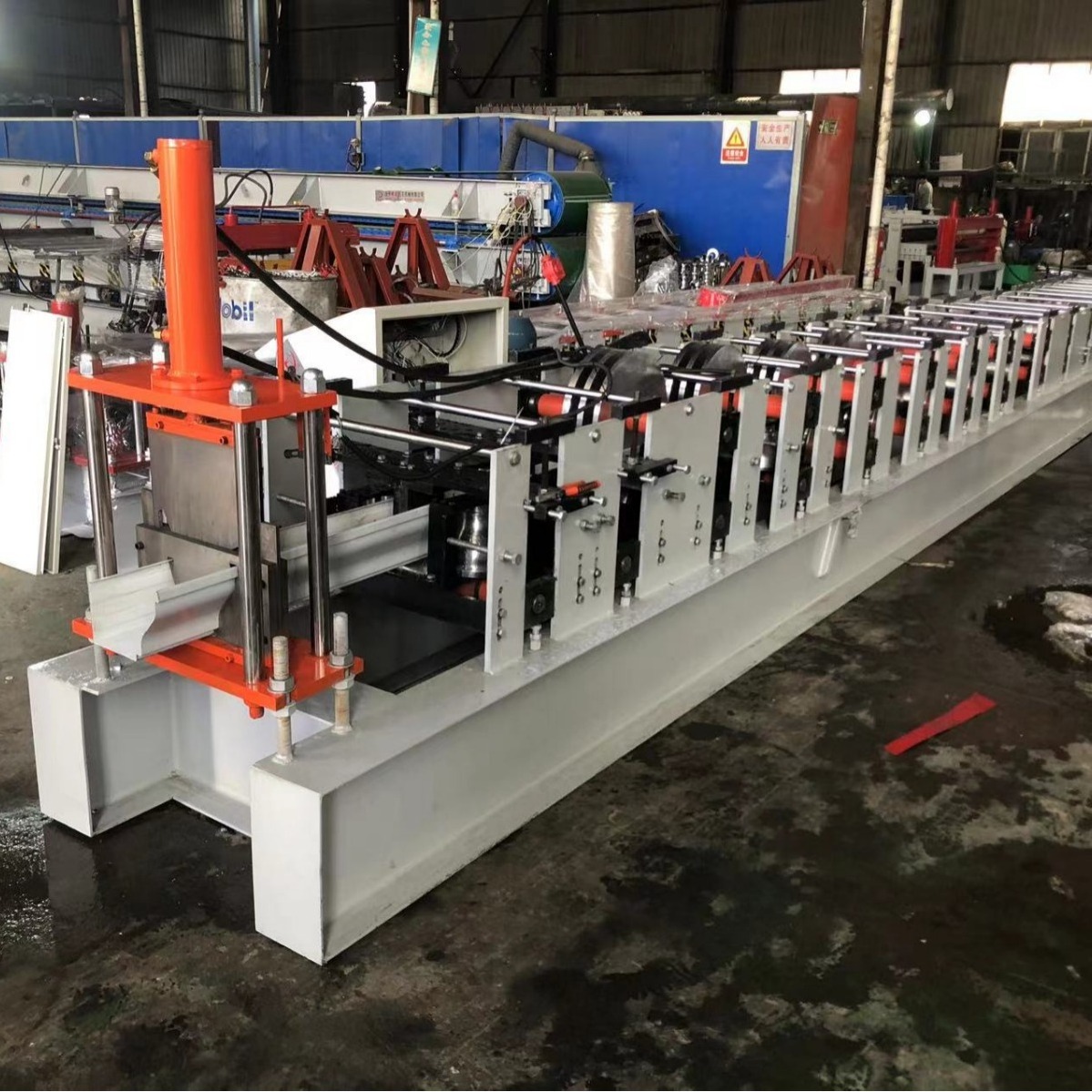 Gutter Machine Tile Forming Machine Mobile Seamless Gutter Machine For Sale