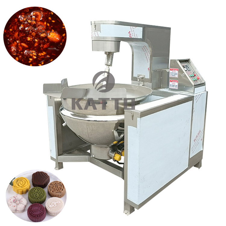 chilli paste cooking pot industrial automatic fried rice wok machine