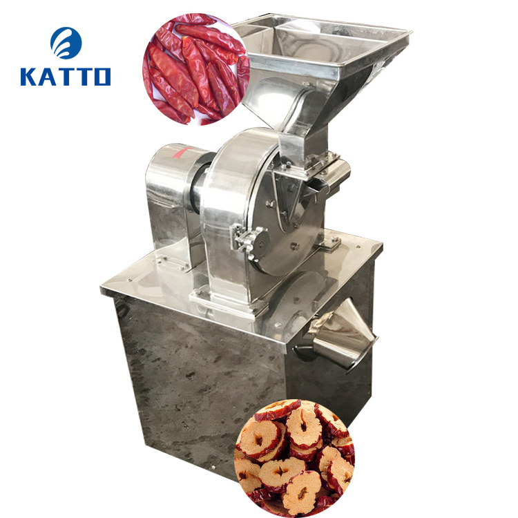 Automatic dried garlic powder making machine ginger powder crushing machine grinder