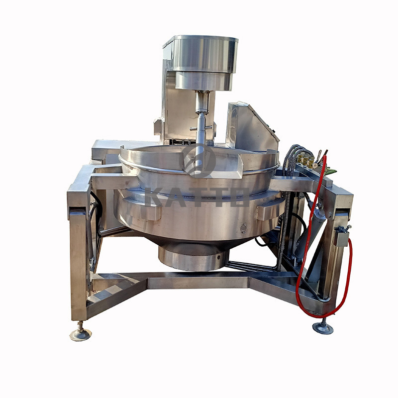 chilli paste cooking pot industrial automatic fried rice wok machine