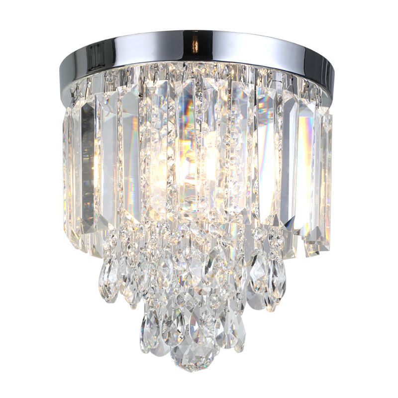 Modern crystal indoor decoration for bedroom hotel lobby pendant ceiling Light