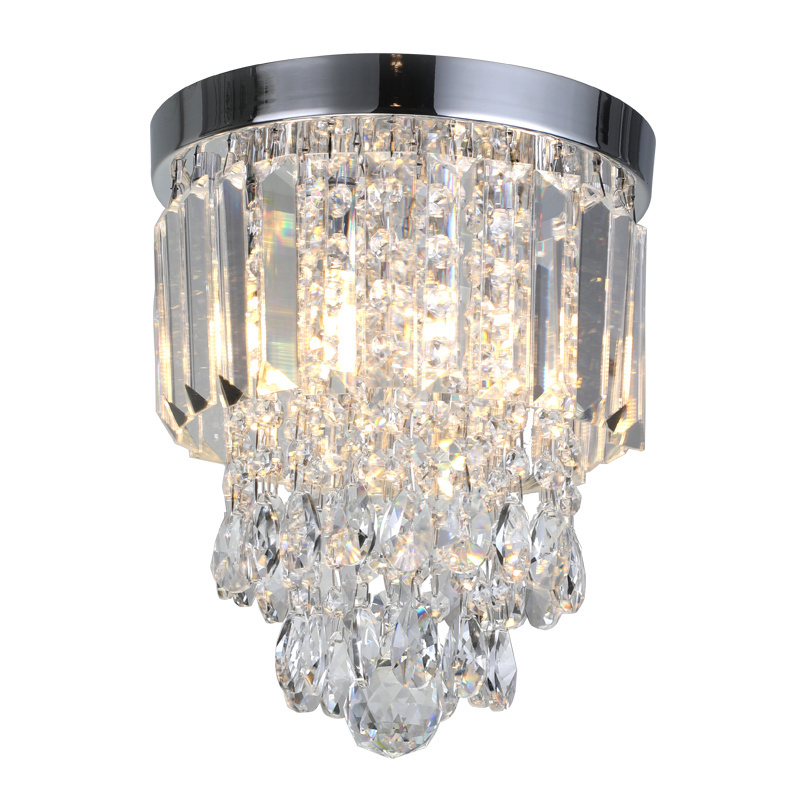 Modern crystal indoor decoration for bedroom hotel lobby pendant ceiling Light