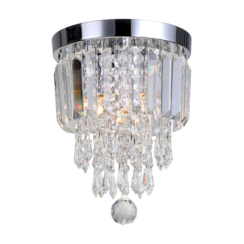 Modern crystal indoor decoration for bedroom hotel lobby pendant ceiling Light